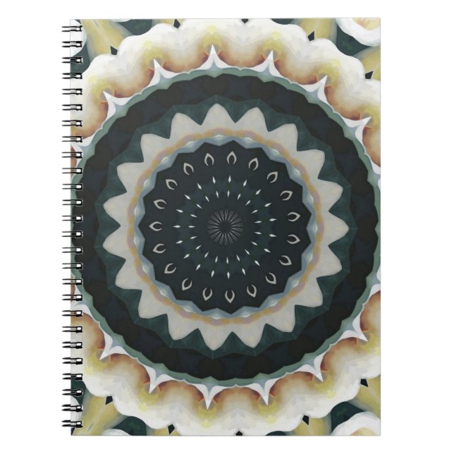 Calla-Lilien-Mandala Notizblock (Vorderseite)