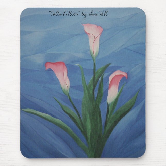 "Calla-Lilien" Mousepad (Vorne)