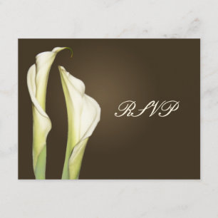 Calla Lilien RSVP-Karten erfordern 12x18 Einladung