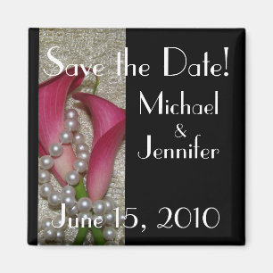 Calla-Lilien-Save the Date Magnet