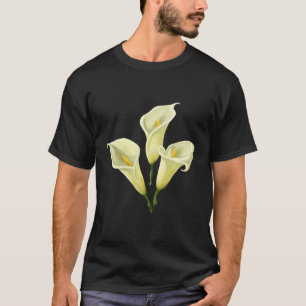 Calla Lilies Blume Floral Wasserfarbener Frühling T-Shirt