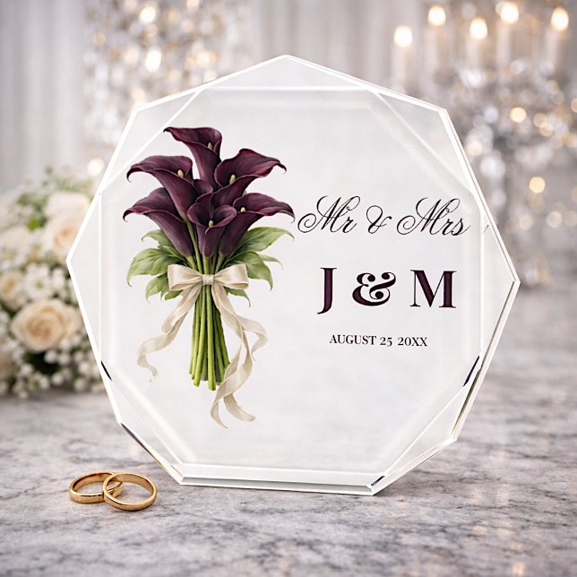 Calla Lilies Erinnerungsstück Geschenk für Frischv Fotoblock (Von Creator hochgeladen)