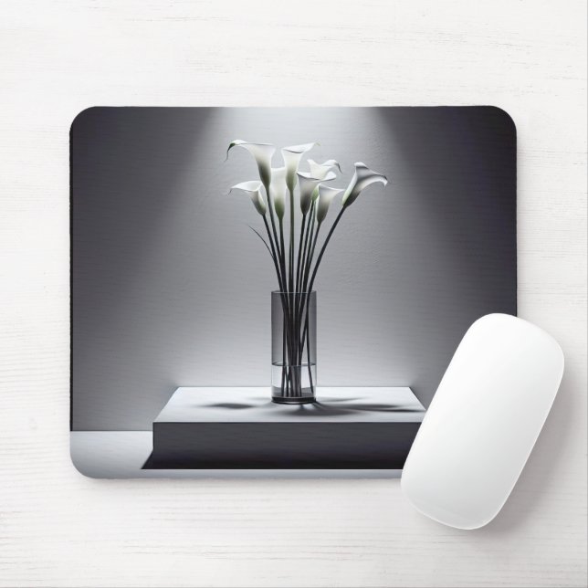Calla Lilies in den Spotlight Mousepad (Mit Mouse)