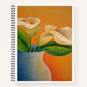 Calla Lilies Notebook Notizbuch