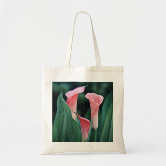 Calla Lilies Pink Blume Tragetasche (Vorne)
