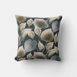 Calla Lilies Throw Pillow Kissen