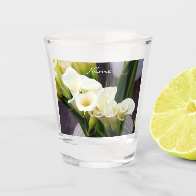 Calla Lilies Thunder_Cove Schnapsglas (Vorderseite)