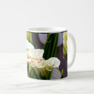 calla lilis coffee Tasse