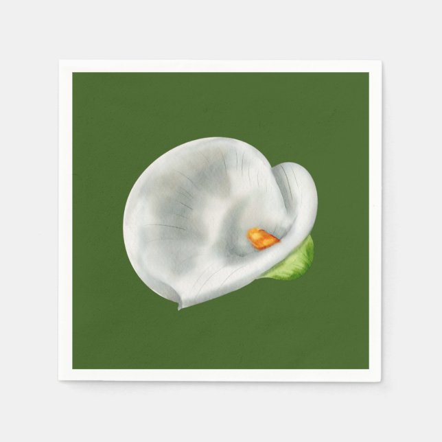Calla Lilly Serviette (Vorderseite)