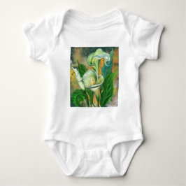 Calla Lily Blume Baby Bodysuit Strampler