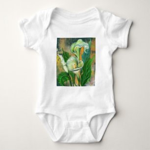 Calla Lily Blume Baby Bodysuit Strampler