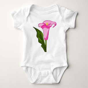 Calla Lily Blume Baby Strampler