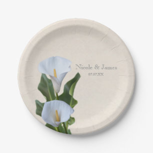 Calla Lily Blume Florenz Pappteller