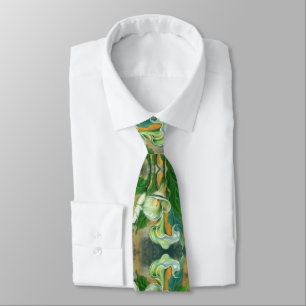 Calla Lily Blume Neck Tie - Malerei Krawatte