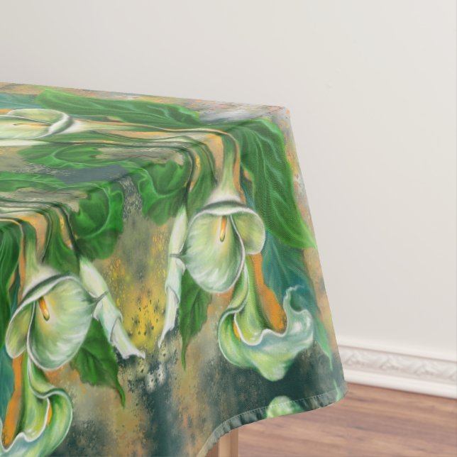 Calla Lily Blume Tablecloth Tischdecke (Beispiel)