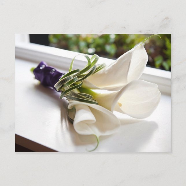 Calla Lily Card Postkarte (Vorderseite)