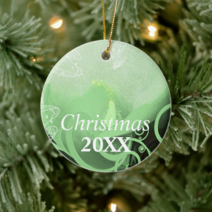 Calla Lily Christmas Couples Foto Ornament