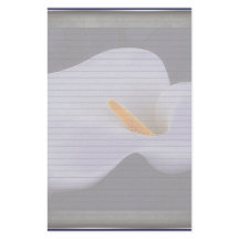 Calla Lily Illustration optionale Linien Notiz Pap