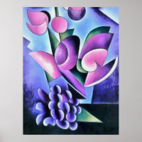 Calla Lily Lila Sensation Abstrakte Kunst