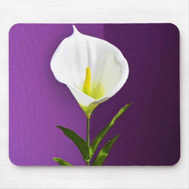 Calla Lily Mousepad (Vorne)