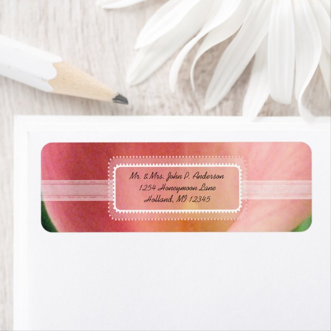 Calla Lily Retrun Address Label (Insitu)