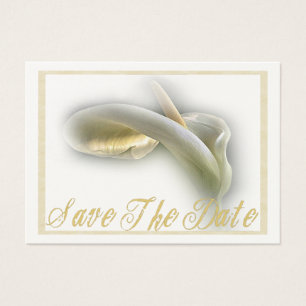 Calla Lily - Save the Date Card