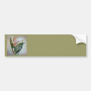 Calla Lily Schöne botanische Kunst Autoaufkleber