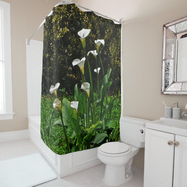 "CALLA LILY" SHOWER CURTAIN DUSCHVORHANG (Beispiel)