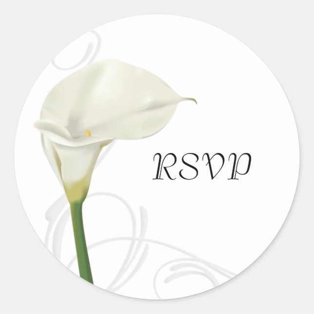 Calla Lily Sticker (Vorderseite)