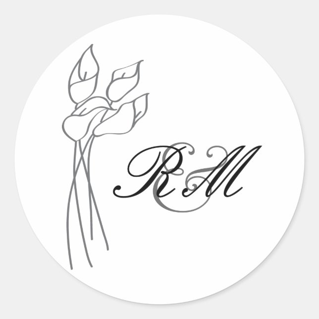 Calla Lily Sticker (Vorderseite)