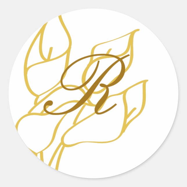 Calla Lily Sticker (Vorderseite)