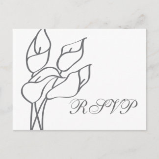 Calla Lily UAWG Postcard Einladungspostkarte