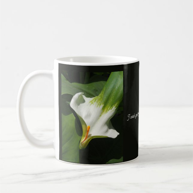 Calla Lily, Zantedeschia Kaffeetasse (Links)