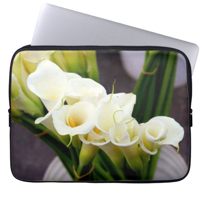 calla lis ärmel laptopschutzhülle (Vorderseite)