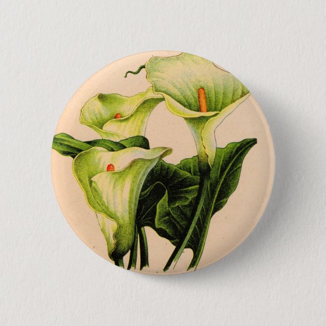 Calla lis button (Vorderseite)