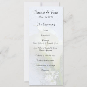 Calla lis mit Nigella und Stock Blume Einladung