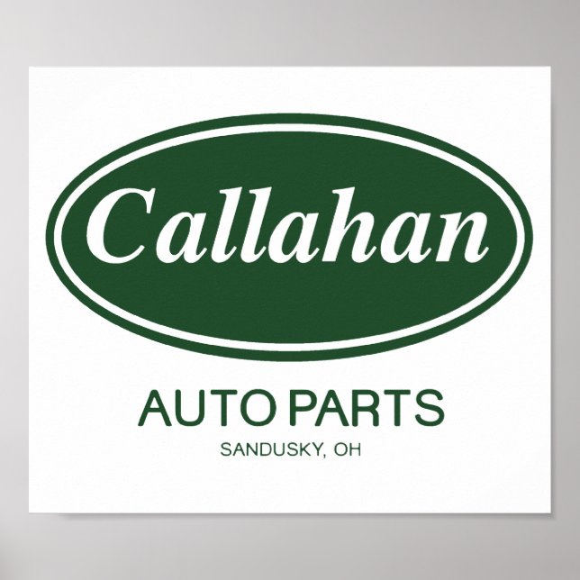 Callahan Auto Parts Poster (Vorne)