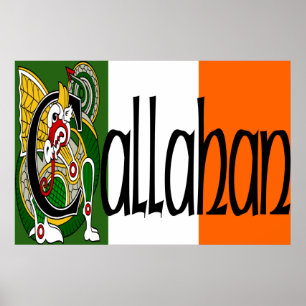 Callahan Celtic Dragon Print Poster