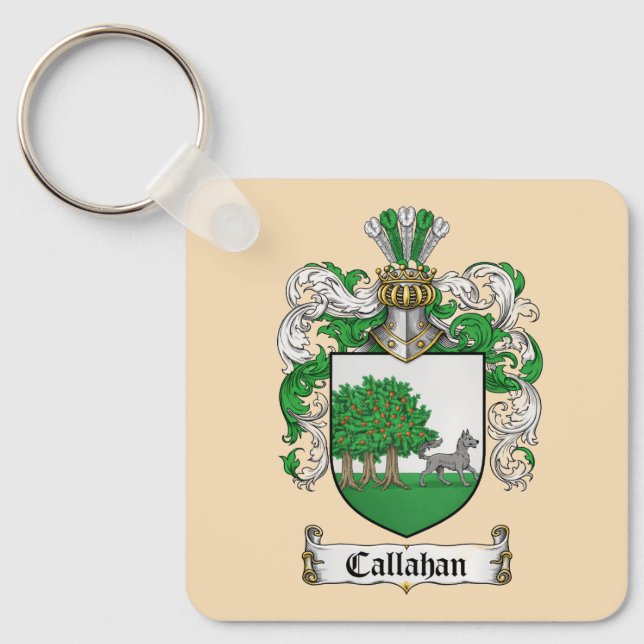 Callahan Coat of Arms Keychain Schlüsselanhänger (Vorderseite)