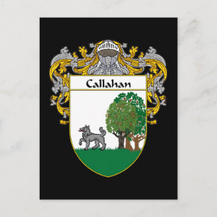 Callahan Coat of Arms (Mantled) Postkarte