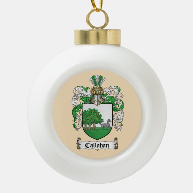 Callahan Coat of Arms Ornament (Vorderseite)