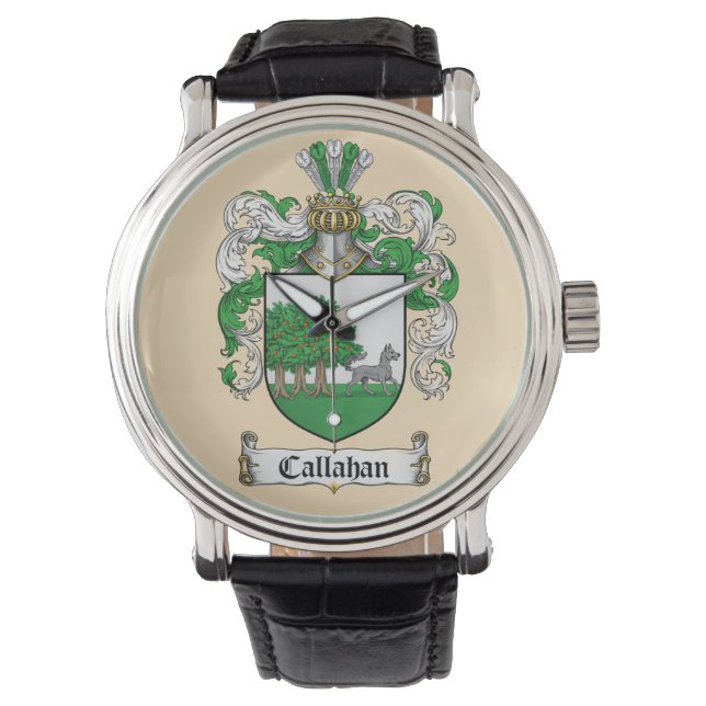 Callahan Coat of Arms Watch Armbanduhr (Vorderseite)