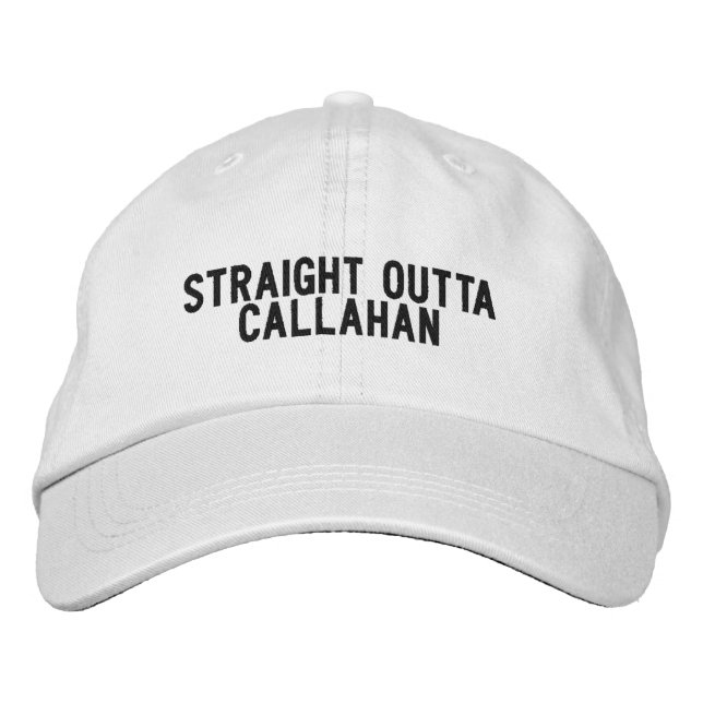Callahan Florida Hat Bestickte Baseballkappe (Vorderseite)