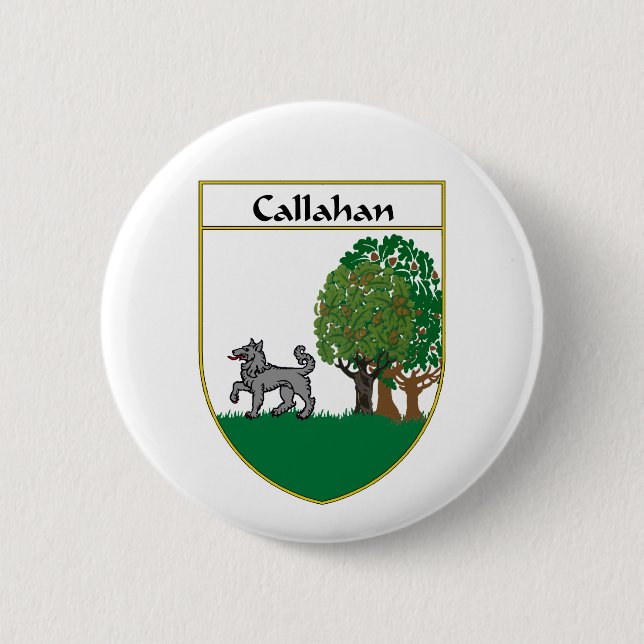 Callahan Wappen/Familienwappen Button (Vorderseite)