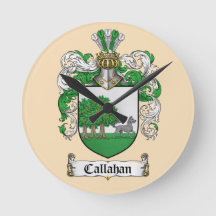 Callahan-Wappen-Rundclock (