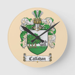 Callahan-Wappen-Rundclock ( Runde Wanduhr