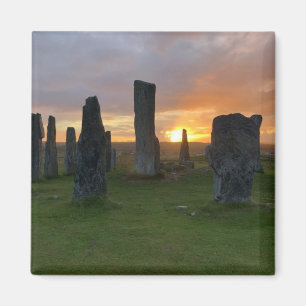 Callanish Stehend Stones at Sunrise - Schottland Magnet