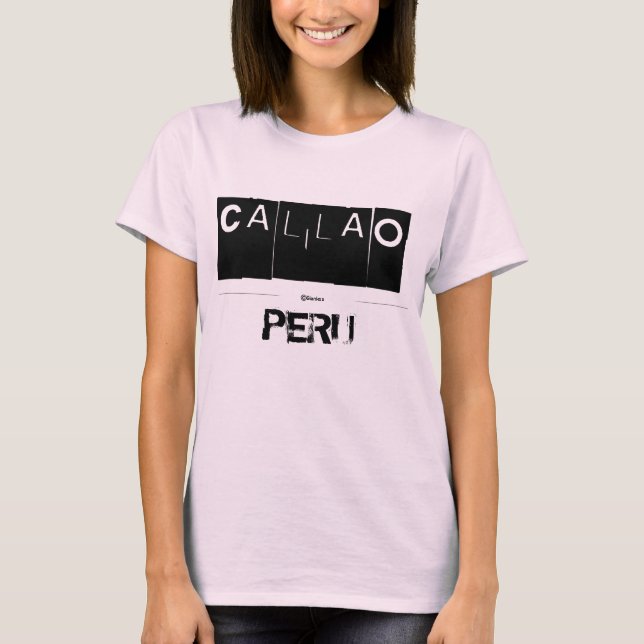 Callao, PERU T-Shirt (Vorderseite)
