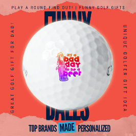 Callaway Supersoft 19th Hole Bad Day to Be a Beer Golfball