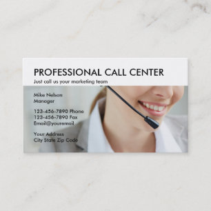 Callcenter-Marketing Visitenkarte
